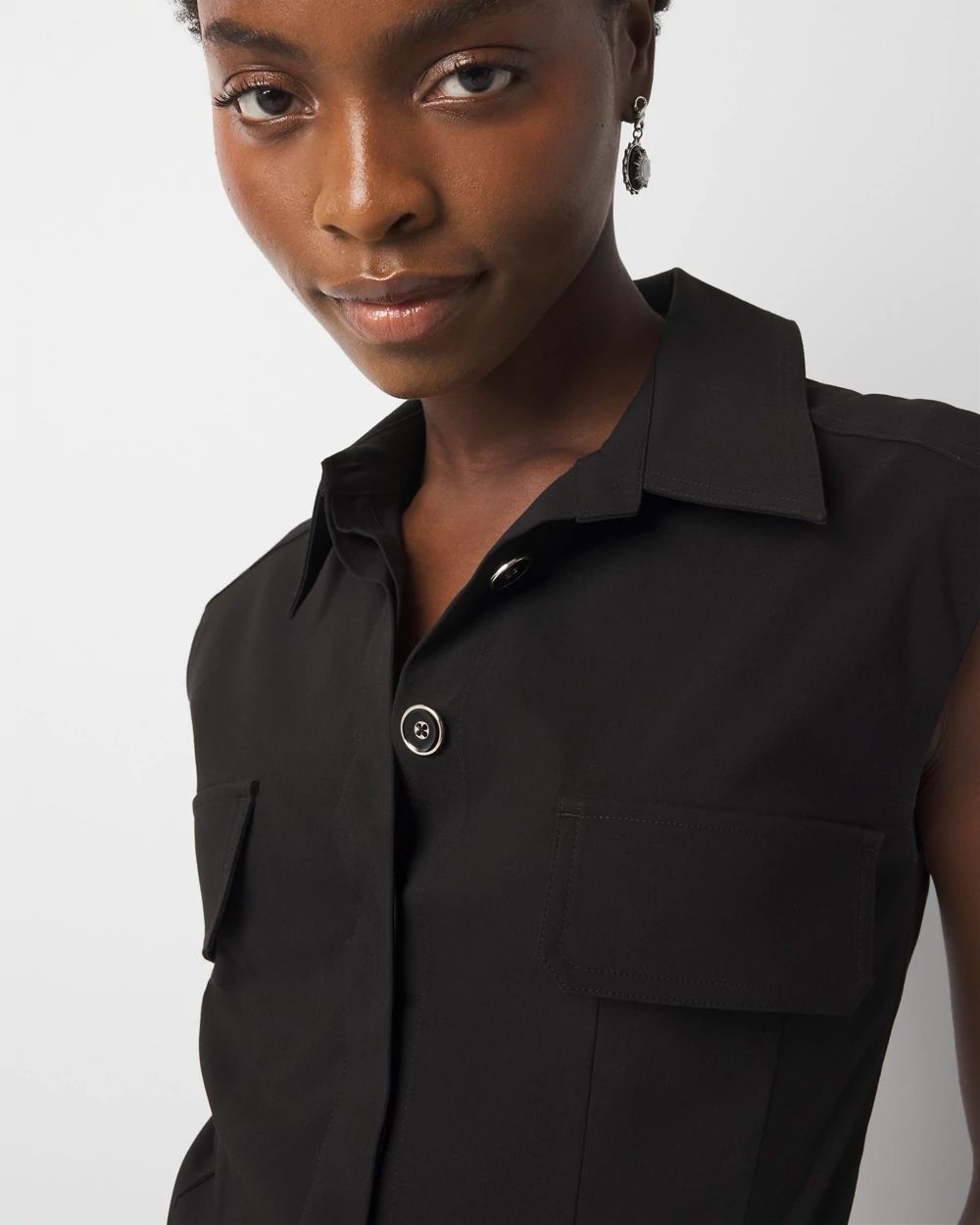 Belted Midi Shirt Dress | White House Black Market